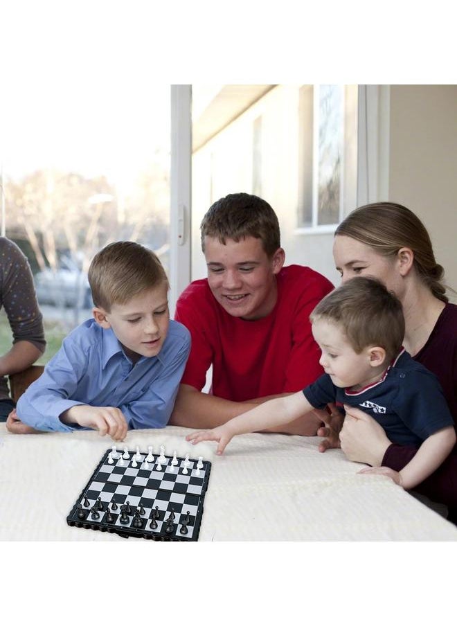 Magnetic Folding Chess Board Set Portable Mini Travel Game Educational Toys for Kids and Adults