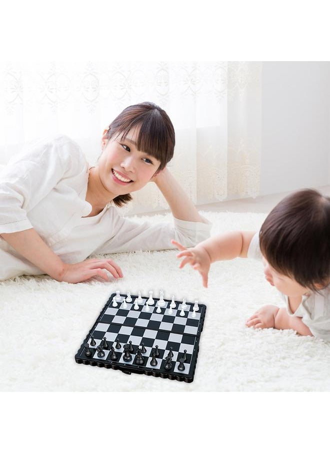 Magnetic Folding Chess Board Set Portable Mini Travel Game Educational Toys for Kids and Adults
