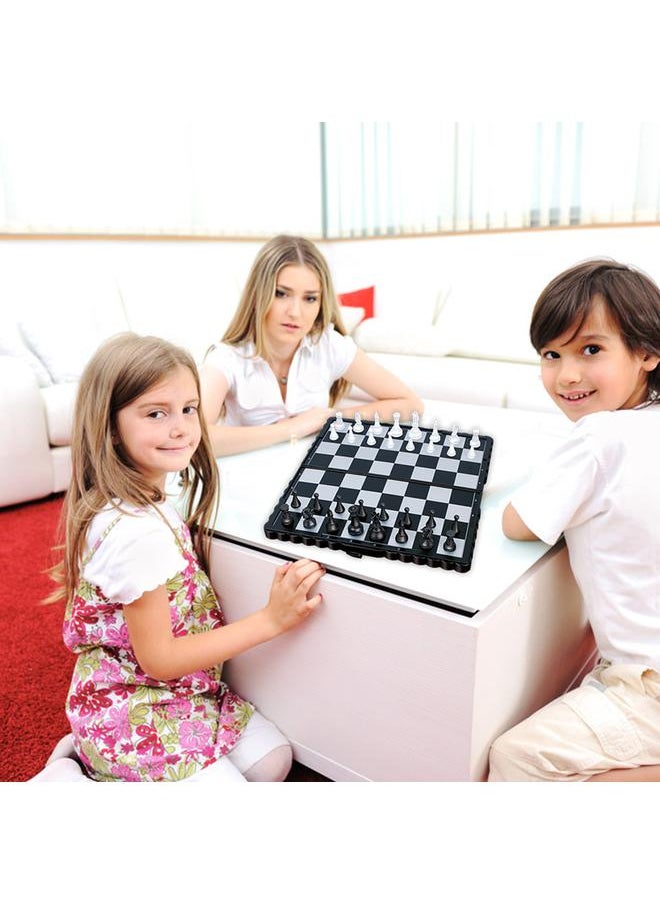Magnetic Folding Chess Board Set Portable Mini Travel Game Educational Toys for Kids and Adults