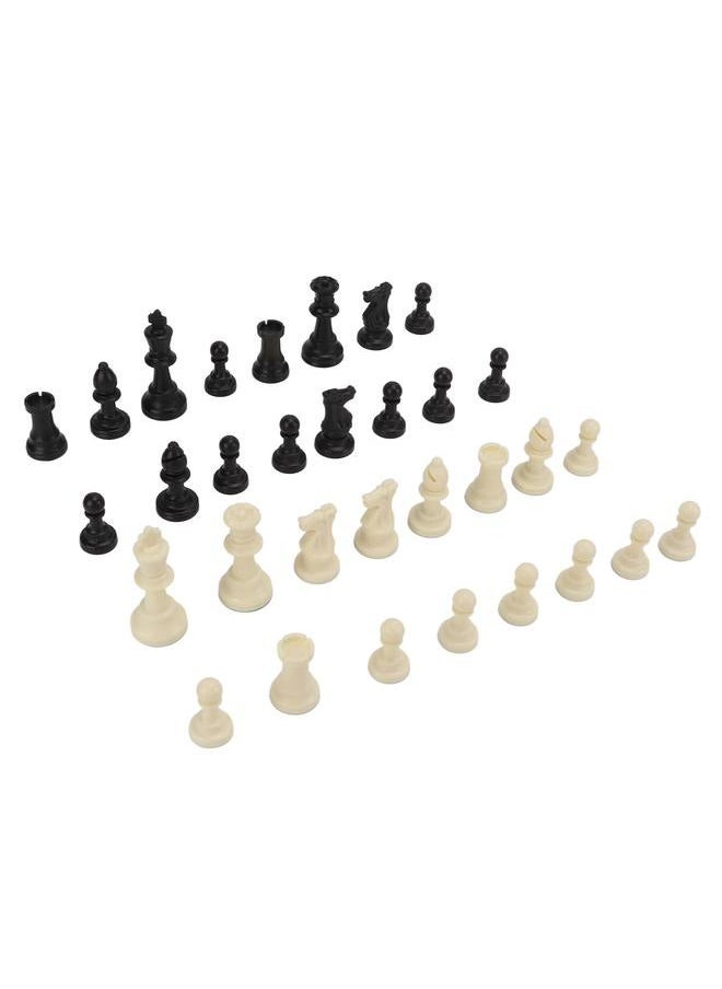 Chess Pieces Only PP Replacement Chessmen Figurine 75mm Height King for Party Camping Relaxing