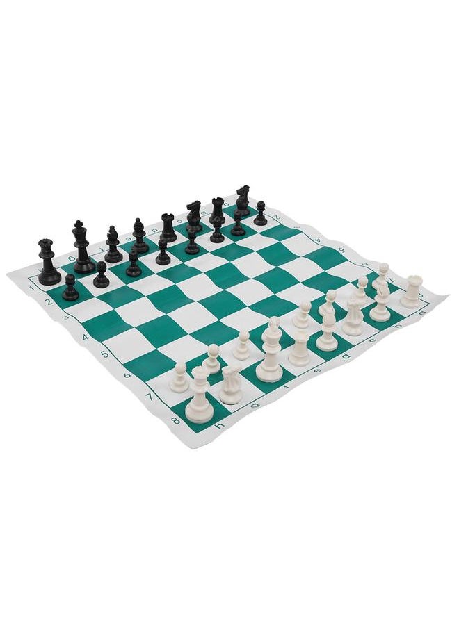 Outdoor Travel Portable International Chess Board Set with Big Canvas Bag(45cm)