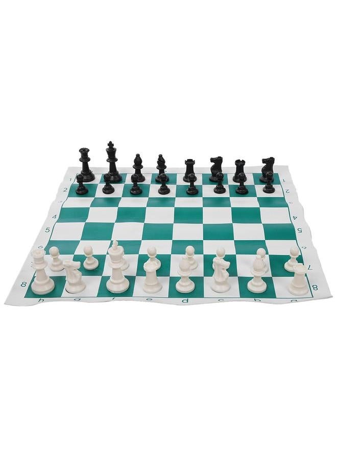 Outdoor Travel Portable International Chess Board Set with Big Canvas Bag(45cm)