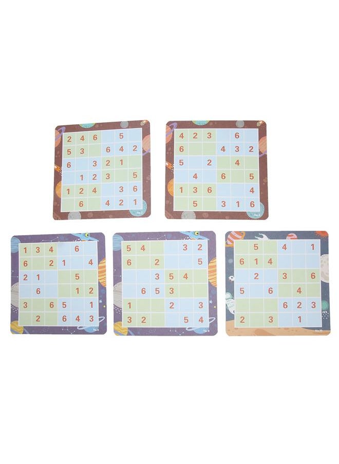 Kid Children Early Educational Puzzle Sudoku Chess Board Game Toy with Storage BoxType C