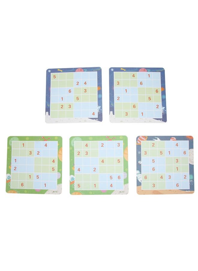 Kid Children Early Educational Puzzle Sudoku Chess Board Game Toy with Storage BoxType C