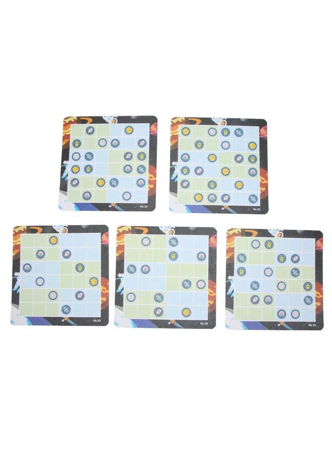Kid Children Early Educational Puzzle Sudoku Chess Board Game Toy with Storage BoxType C