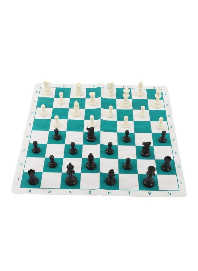 Portable Travel Chess Game Set Roll Up Board for Family Gatherings TravelKing Height 75MM