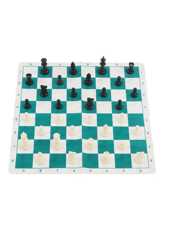 Portable Travel Chess Game Set Roll Up Board for Family Gatherings TravelKing Height 75MM