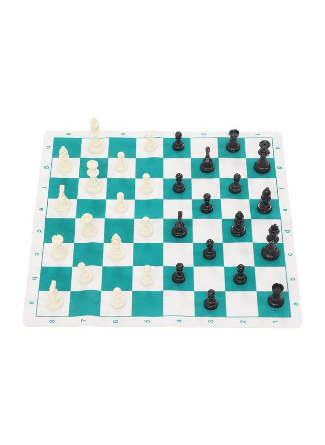 Portable Travel Chess Game Set Roll Up Board for Family Gatherings TravelKing Height 75MM