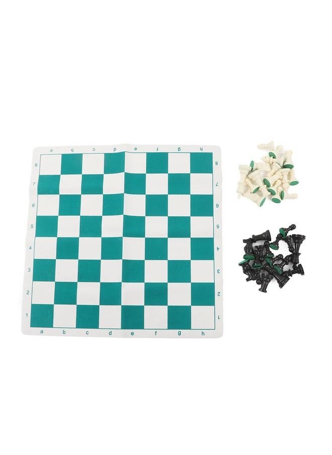 Portable Travel Chess Game Set Roll Up Board for Family Gatherings TravelKing Height 75MM