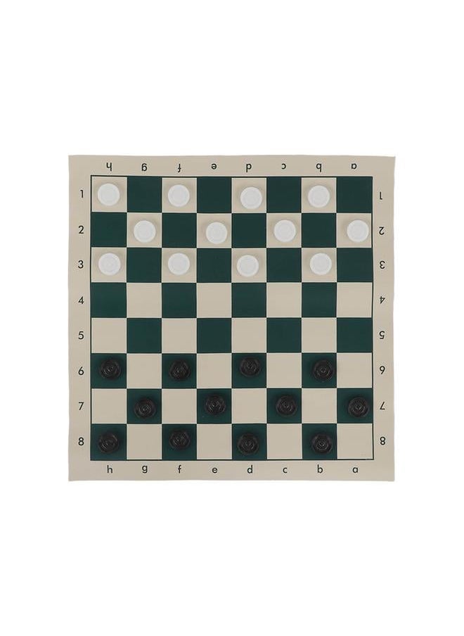 Chess Set Leisure 3 in 1 Plastic Game Checkers Draughts Board for Kids Adults