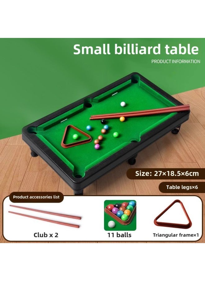 Billiards Table Home Children's Large Billiards Mini Billiards Boys' Educational Kids Parent-Child 8 Toys 6-10 Years Old-Color:small Size Billiard Table -27CM