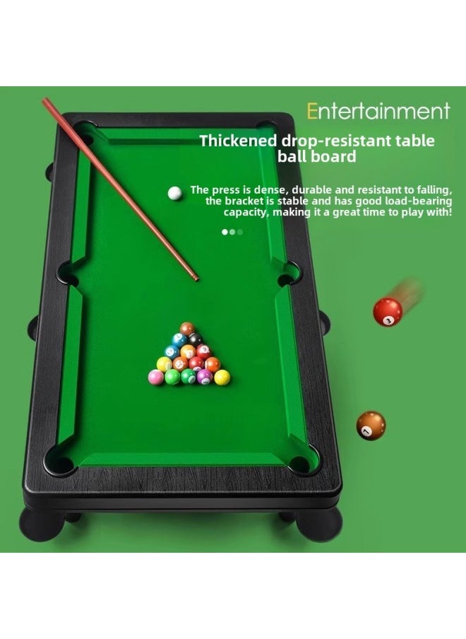 Billiards Table Home Children's Large Billiards Mini Billiards Boys' Educational Kids Parent-Child 8 Toys 6-10 Years Old-Color:small Size Billiard Table -27CM