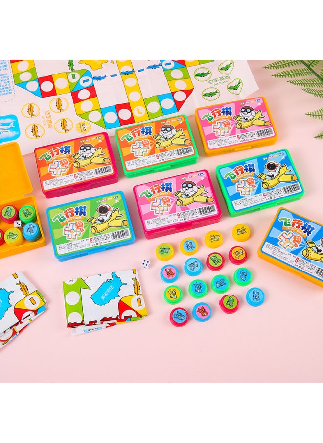 Boxed Flying Chess Parent-Child Interactive Game Chess Children's Educational Early Education Board Games Student Prizes Gift Wholesale-Color:Astronaut Flying Chess (gift Box