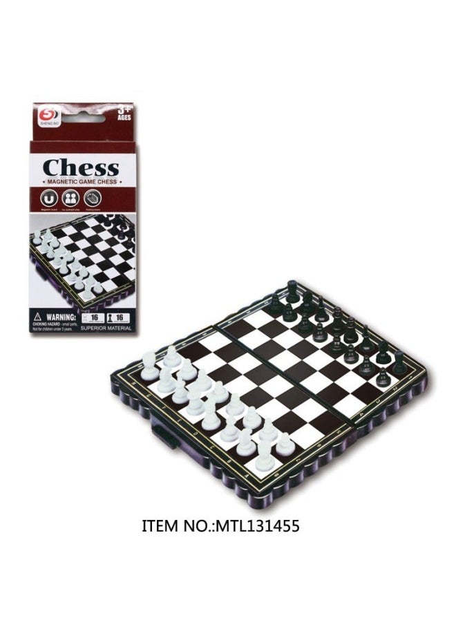 Hot-selling Children's Chess Magnetic Checkers Gobang Flying Chess Educational Board Games Board Toys-Color:Chess