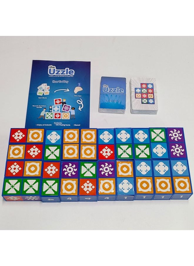 GAME UZZLE Educational Toys Puzzle Thinking Logic Matching Game Board Game Toys Parent-child Interaction-Color:1111-119z Puzzle Game