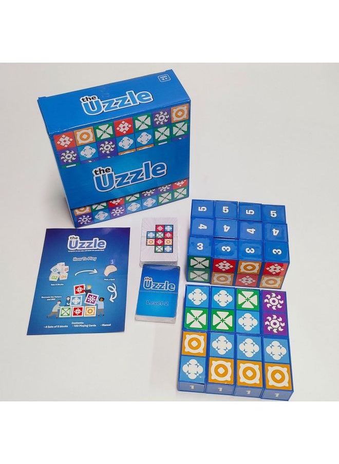 GAME UZZLE Educational Toys Puzzle Thinking Logic Matching Game Board Game Toys Parent-child Interaction-Color:1111-119z Puzzle Game