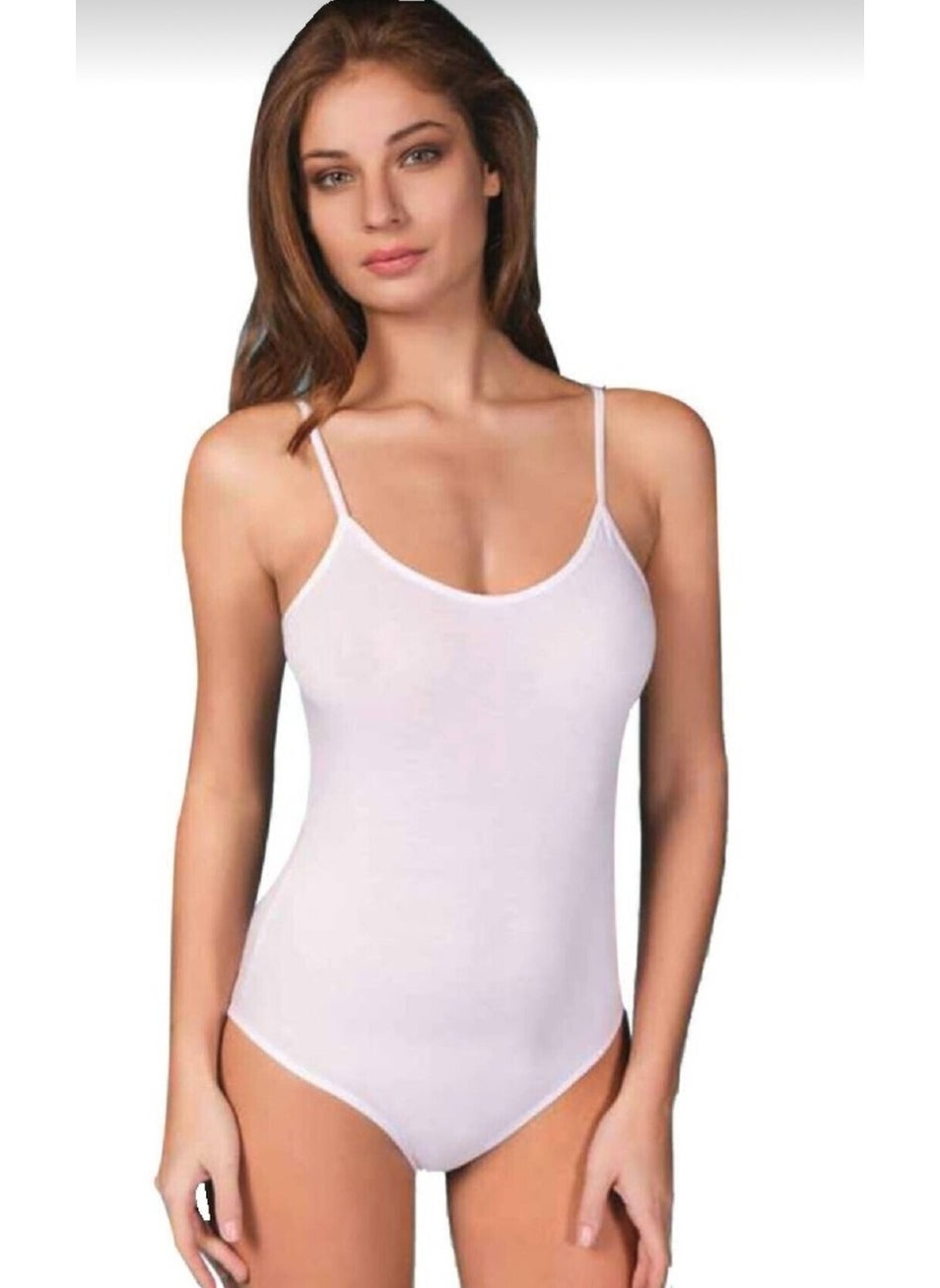Women 6 Piece (Mixed) Color Black White Cotton Lycra String Suspender Snap Body Undershirt