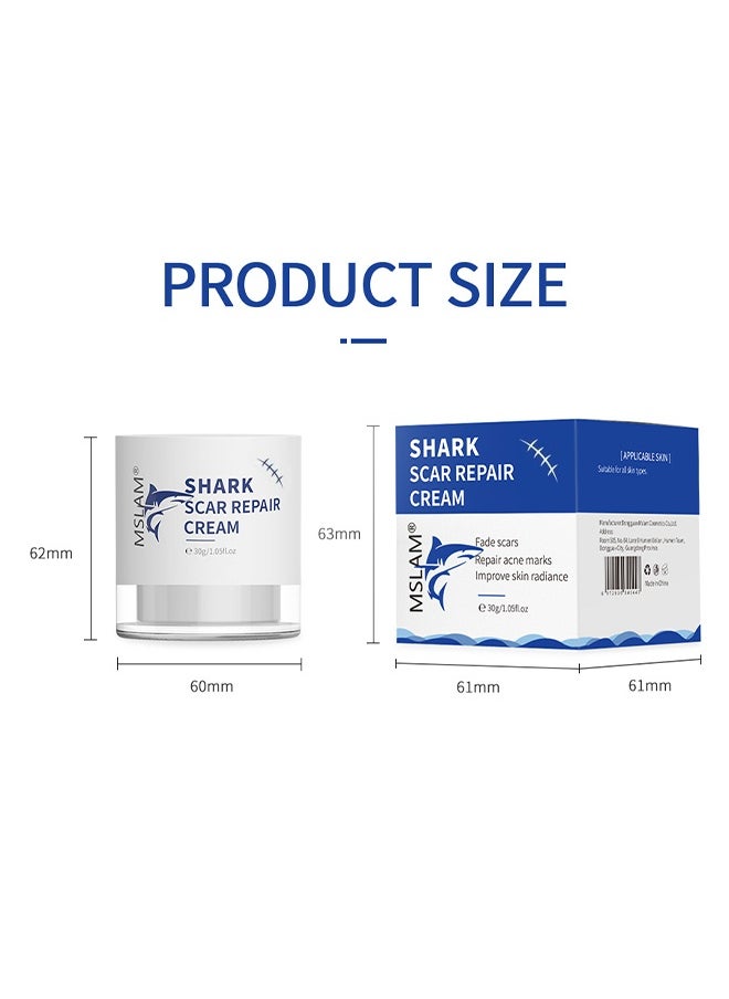 Scar Repair Cream， Facial And Body Scar Repair，Lightening Scars And Acne Marks， Using Natural Ingredients (30g)