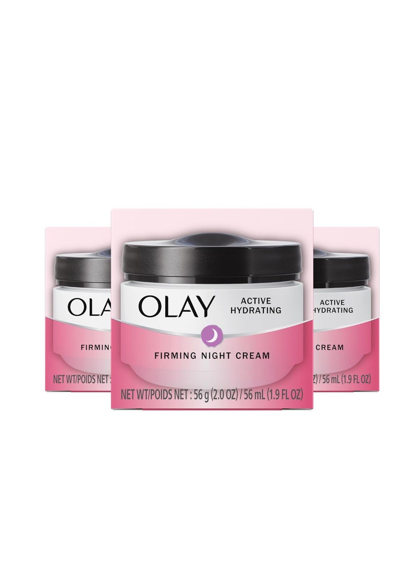Olay Firming Night Cream, 1.9 Fl Oz (Pack of 3)