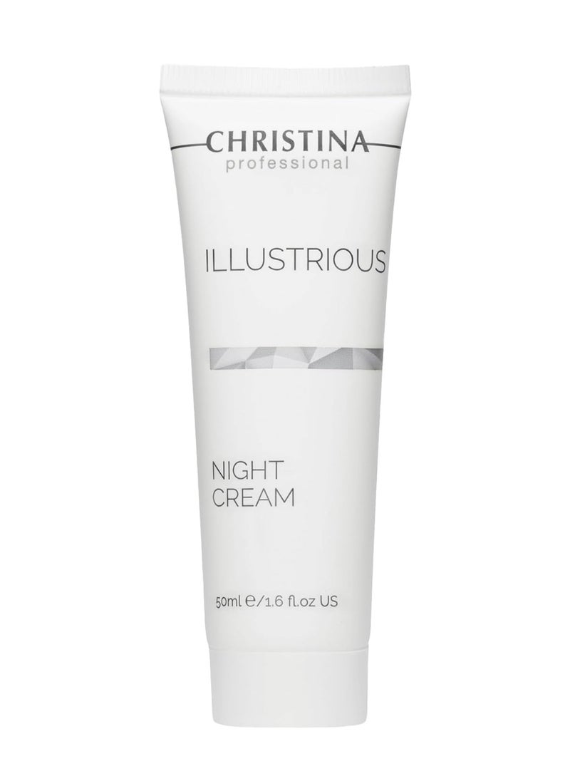 Illustrious Night Cream with Retinol and Vitamin E | Night Cream for Face Rejuvenates and Moisturizes the Skin | Suitable for All Skin Types 50ml / 1.7 fl.oz