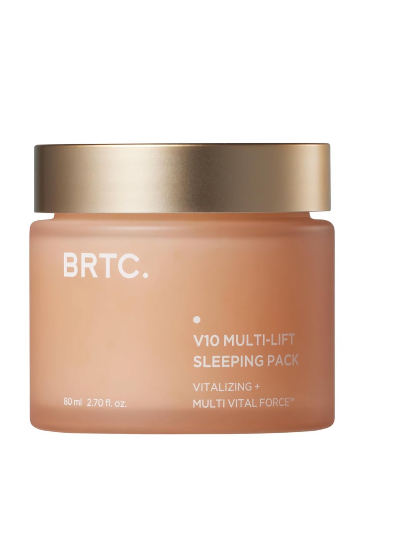 V10 Multi-Lift Sleeping Pack | Overnight Mask for Face Moisturizer, Moisturizing and Nourishing | Korean Skincare (80 ml, 2.70 oz)