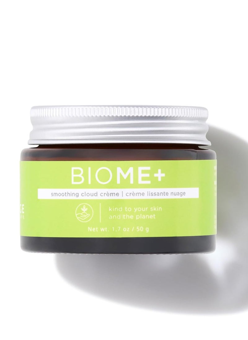 IMAGE Skincare, BIOME+ Smoothing Cloud Crème, Microbiome Friendly Face Night Cream, Supports Skin Moisture Barrier