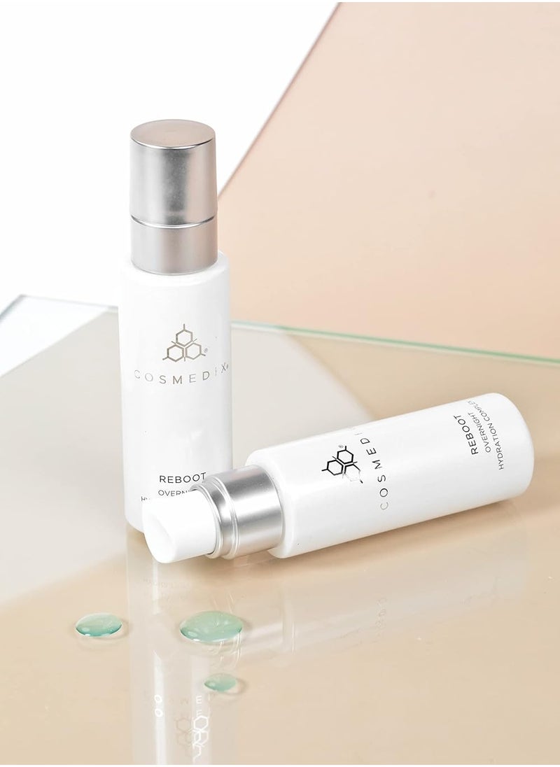 COSMEDIX Reboot Overnight Hydration Complex - Probiotic-Packed Face Serum for Smooth, Radiant Skin - Reduces Fine Lines and Wrinkles, Soothe and Balance Skin - Night Cream, Wrinkle Cream for Face