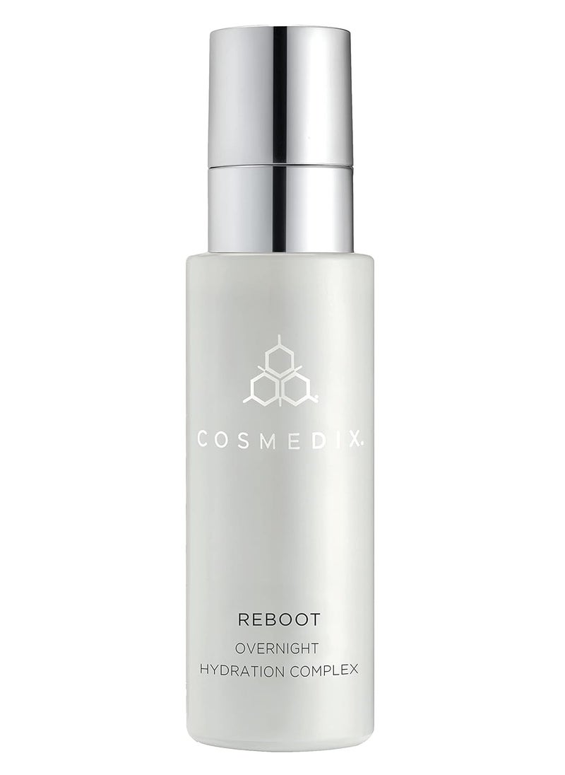COSMEDIX Reboot Overnight Hydration Complex - Probiotic-Packed Face Serum for Smooth, Radiant Skin - Reduces Fine Lines and Wrinkles, Soothe and Balance Skin - Night Cream, Wrinkle Cream for Face