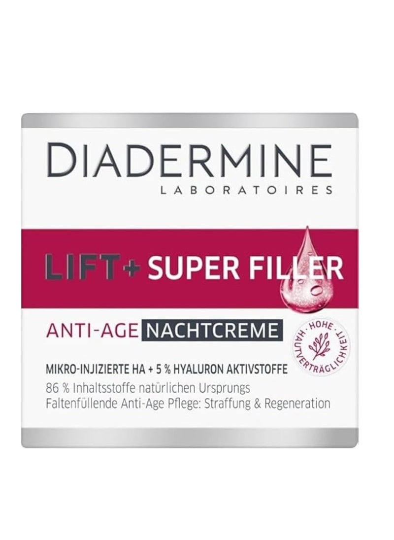 Lift + Superfiller Hyaluron Anti-Age Night Cream - 1.76 Fl.oz (50 ml)