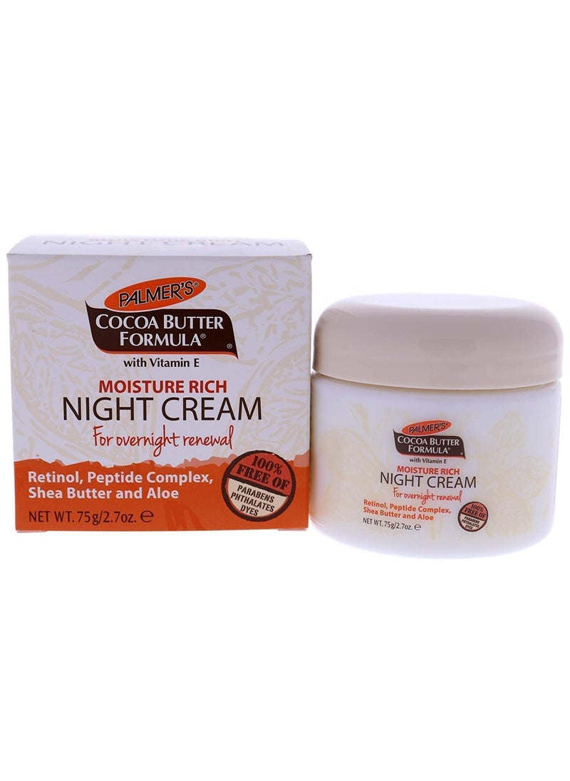 Palmer's Cocoa Butter Formula Moisture Rich Night Cream, 2.70 oz