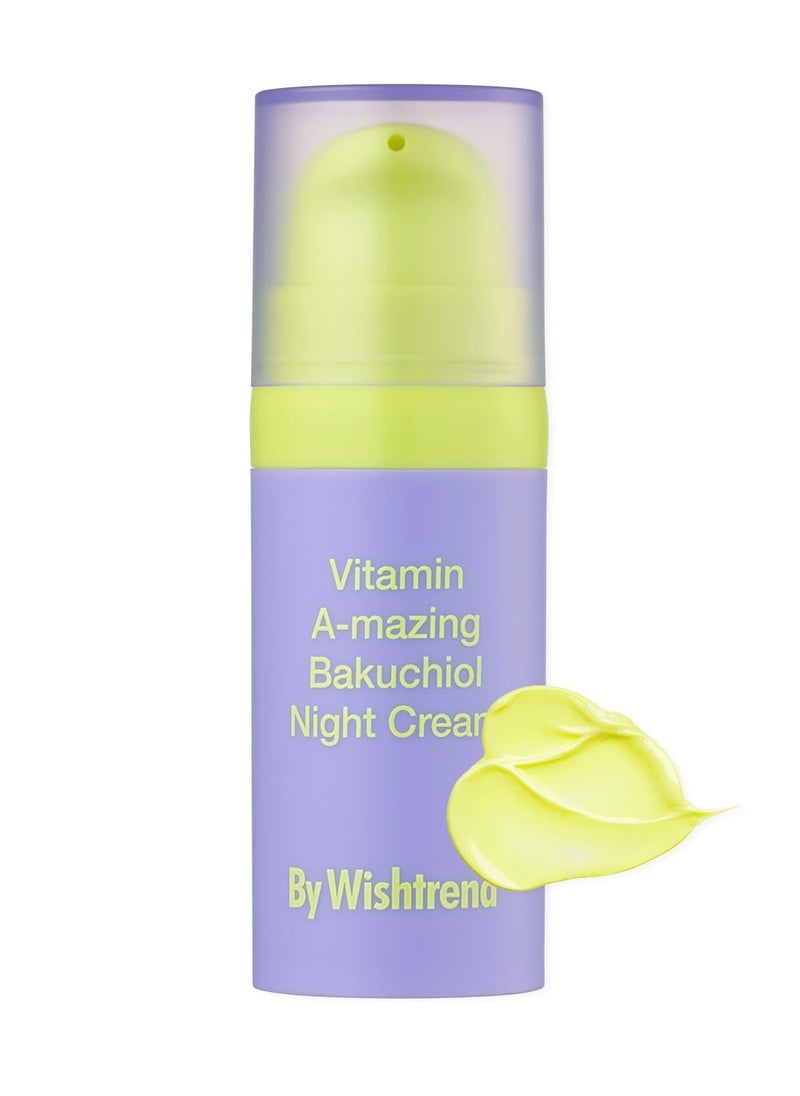 BY WISHTREND Vitamin A-mazing Bakuchiol Retinal Night Cream (0.35 Ounce (Pack of 1))