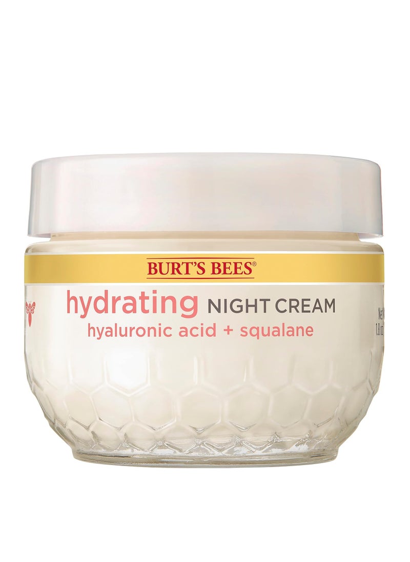 Burt's Bees Truly Glowing Night Cream Unisex 1.8 oz, White (I0115908)