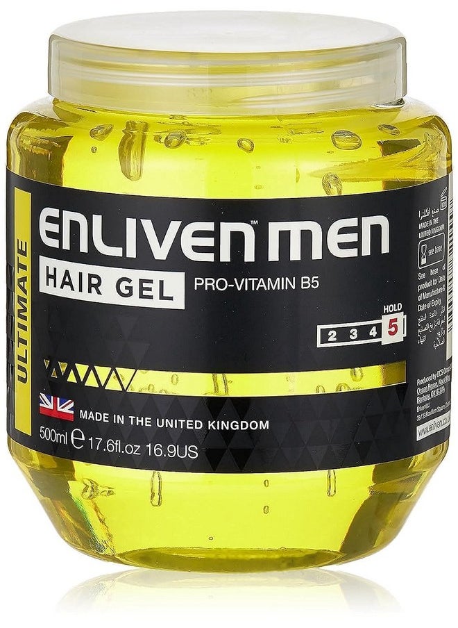 Enliven Hair Gel, Ultimate, 500ml.