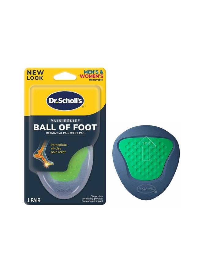 Dr. Scholl’S Pain Relief Orthotics For Ball Of Foot Pain, 1 Pair - One Size Fits All