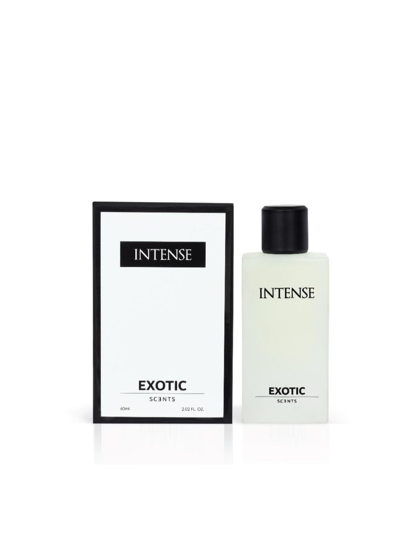 Exotic Scents Eau de Parfume Intense - 60ml | Essences of Fresh Aquatic Notes, Long Lasting Fragrance