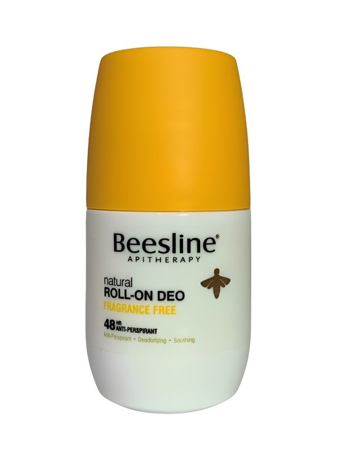 Fragrance Free Roll On Deodorant White And Yellow 50ml