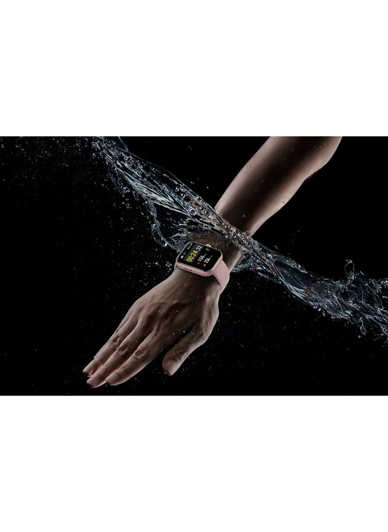 JR-FT5 Plus Smart Watch – Answer and Make Calls, Bluetooth Connectivity, Fitness Tracker, Heart Rate Monitor, Waterproof, Touchscreen, Compatible with Android & iOS – Stylish, Sleek Design for Daily Use