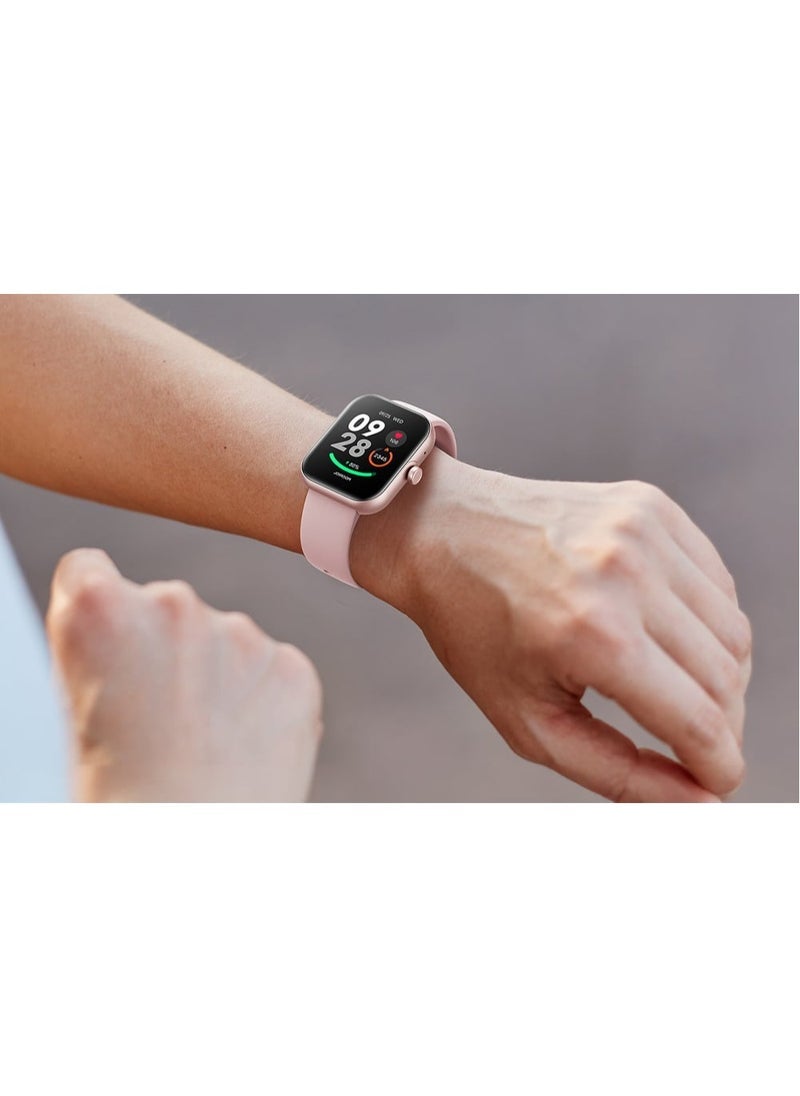 JR-FT5 Plus Smart Watch – Answer and Make Calls, Bluetooth Connectivity, Fitness Tracker, Heart Rate Monitor, Waterproof, Touchscreen, Compatible with Android & iOS – Stylish, Sleek Design for Daily Use