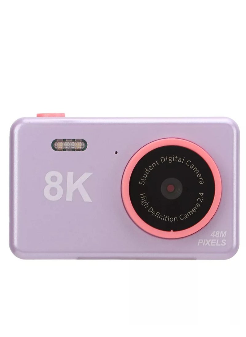 8K Rechargeable Mini Camera For Students Digital Camera For Kids Girls Boys