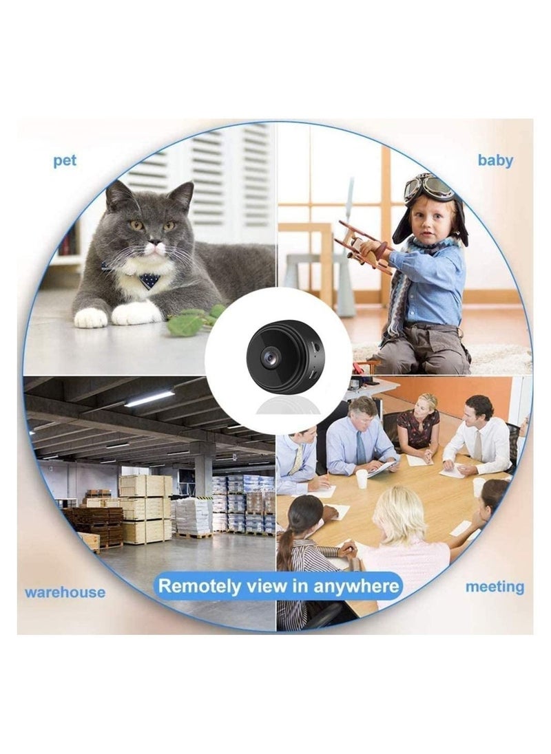 Mini WiFi HD 1080P Wireless Portable Small Camera Mini Camera with Motion Detection and Night Version