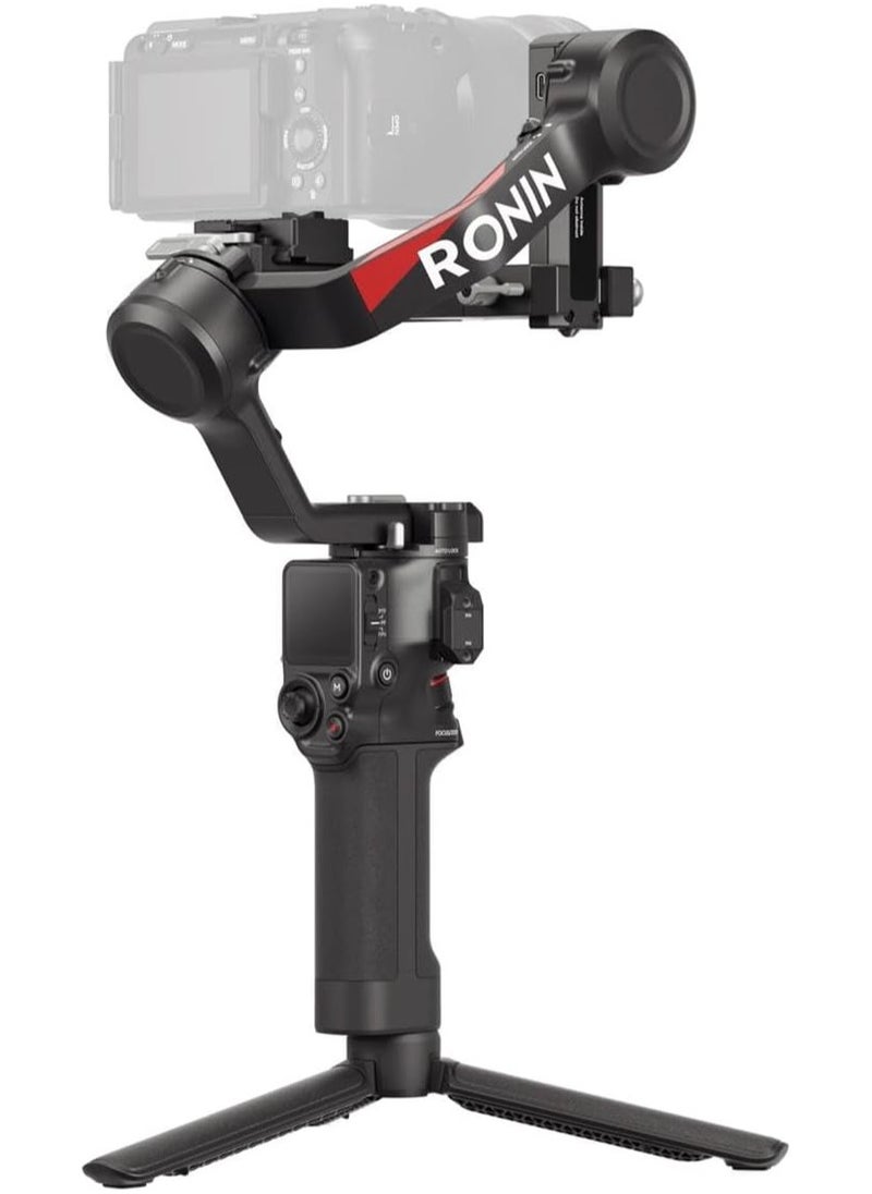 DJI RS 4, 3-Axis Gimbal Stabilizer for DSLR and Mirrorless Cameras Canon/Sony/Panasonic/Nikon/Fujifilm, 2nd-Gen Native Vertical Shooting, 2-Mode Switch Joystick, Teflon Axis Arms, Camera Gimbal