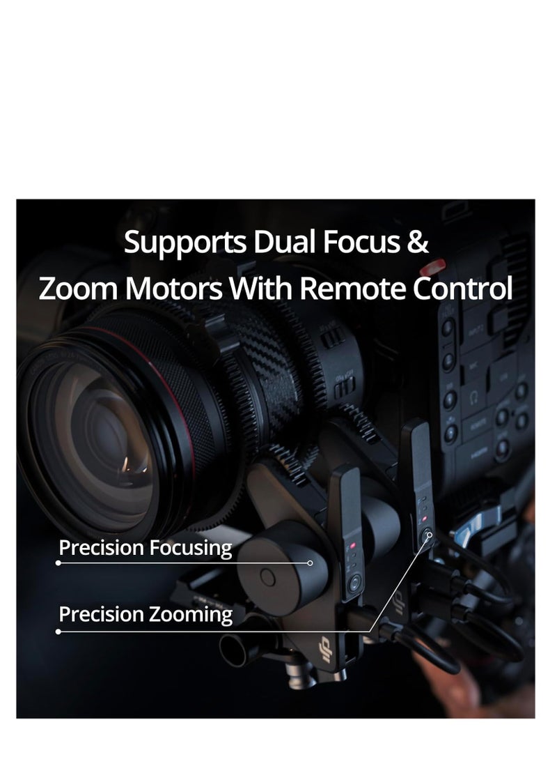 DJI RS 4 Pro, 3-Axis Gimbal Stabilizer for DSLR & Cinema Cameras Canon/Sony/Panasonic/Nikon/Fujifilm, 2nd-Gen Native Vertical Shooting, 4.5kg (10lbs) Payload, Dual Focus & Zoom Motors