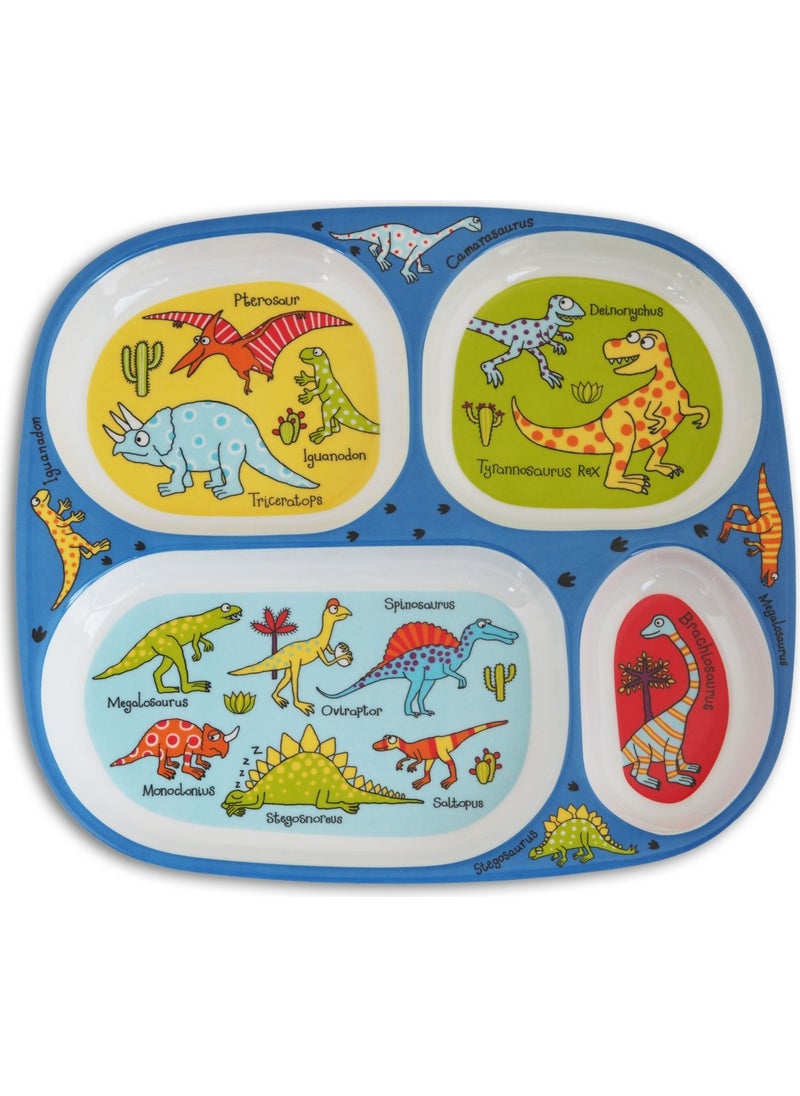 Dino Mini Compartment Plate For Babies