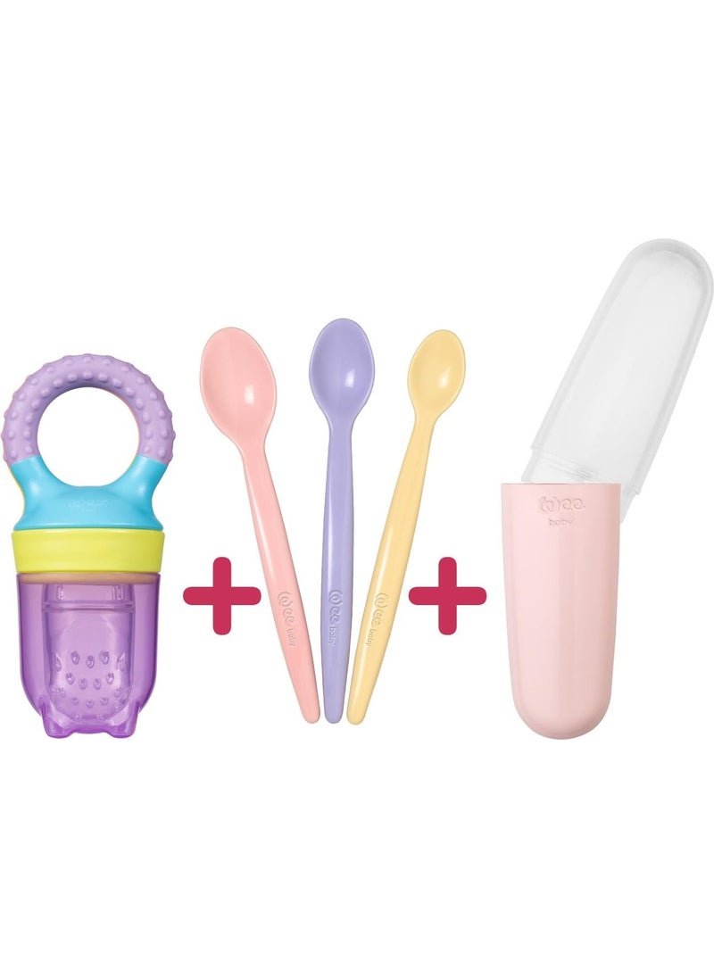 3-Piece Nutrition Set Purple - Pink (Girl)