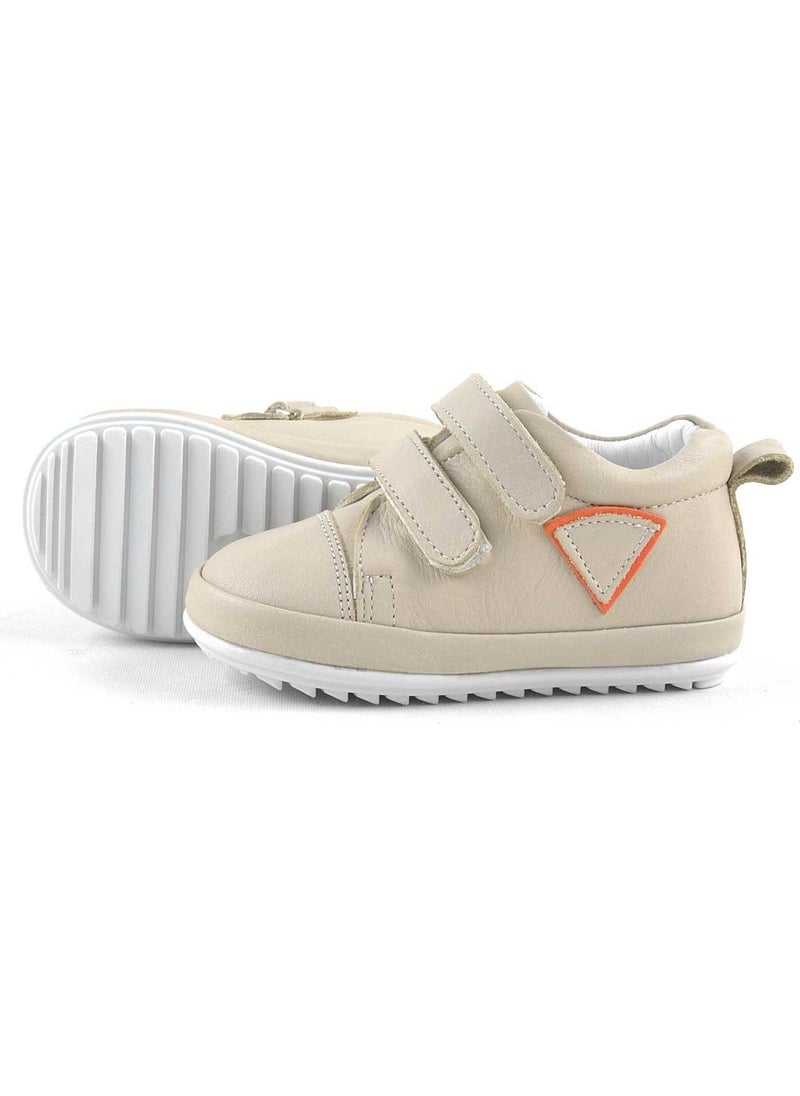 plus Soft Leather Cream First Step Baby Shoes