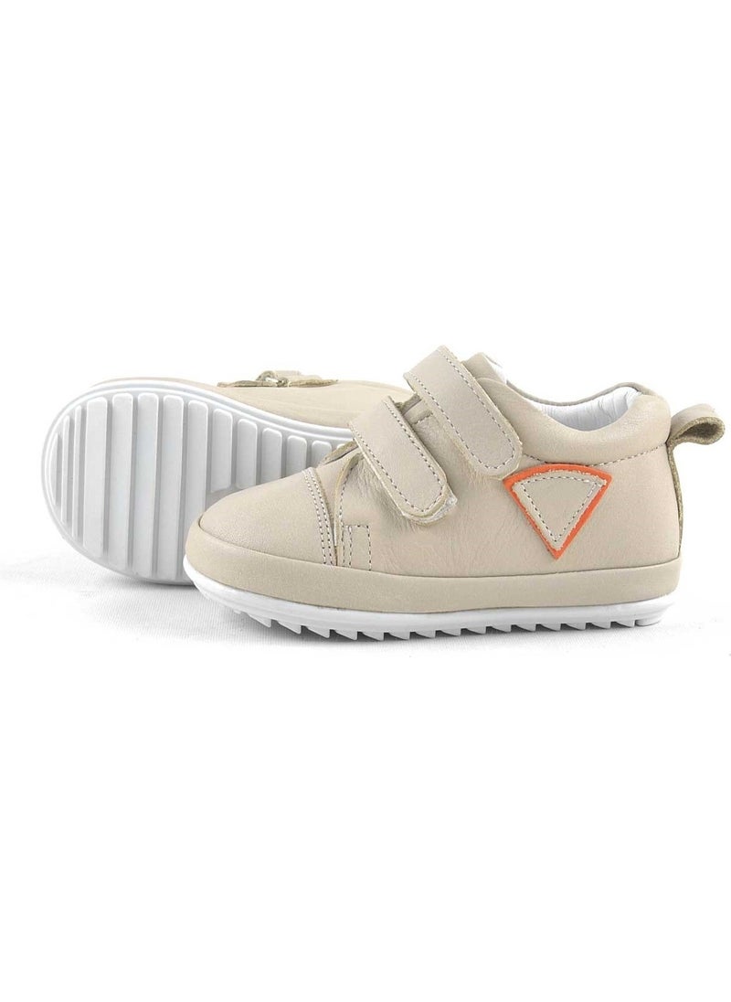 plus Soft Leather Cream First Step Baby Shoes