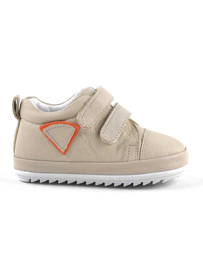 plus Soft Leather Cream First Step Baby Shoes