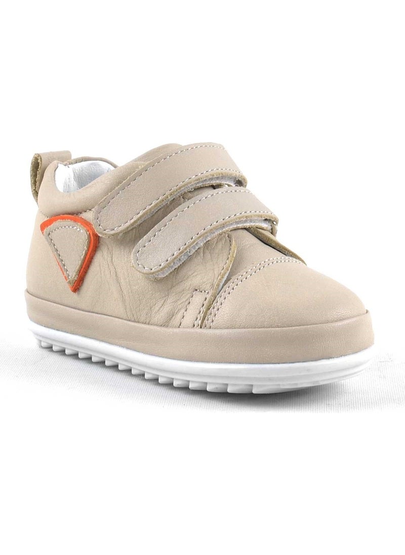 plus Soft Leather Cream First Step Baby Shoes