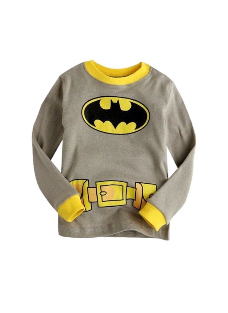Daniel - Boys' Batman Cave Cozy Pajama Set - Long Sleeve