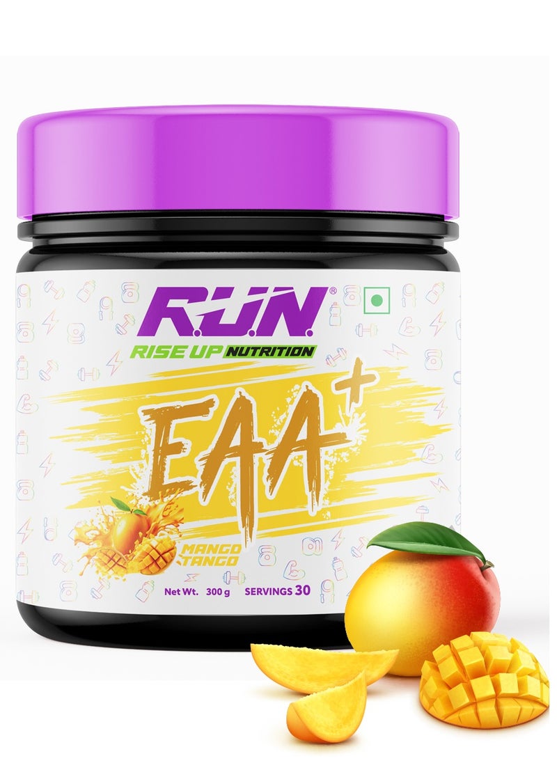 EAA+ Essential Amino Acids for Hydration Muscle Strength & Recovery Mango Tango 30 Servings 300g